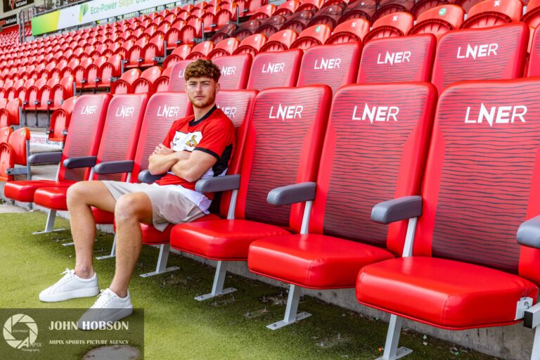 John Hobson/AHPIX LTD, Doncaster Rovers Player Signing, Eco Power Stadium, Doncaster.